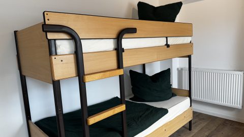 Schlafbereich in Zimmer 3 im Obergeschoss